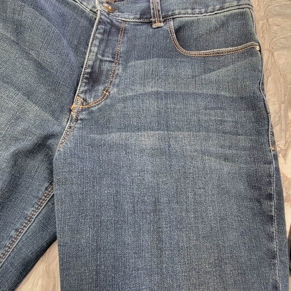 PALAZZO JEANS Boston Proper. Size 10. Wide leg. High rise. - Picture 6 of 12